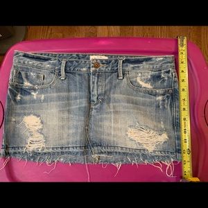 A&F Mini Jean Skirt, size 6